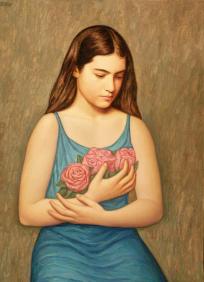 Girl with Flowers (I)